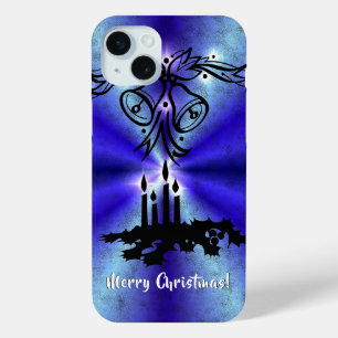 Advent, Christmas Magic on Blue iPhone 15 Mini Case