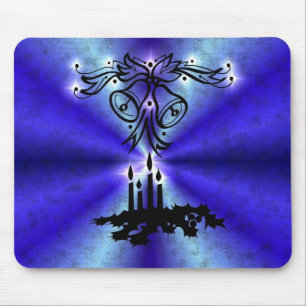 Advent, Christmas Magic on Blue Mouse Pad