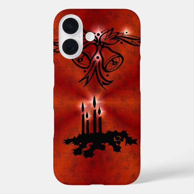 Advent, Christmas Magic on Red Case-Mate iPhone Case (Back)