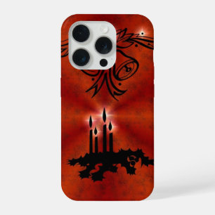 Advent, Christmas Magic on Red iPhone 15 Pro Case