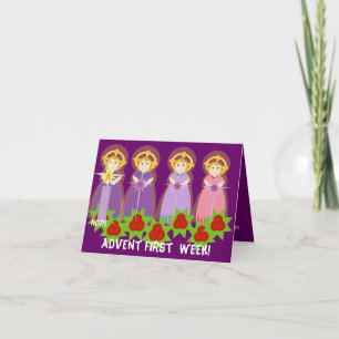 ADVENT First Week- Hope-Customise Holiday Card