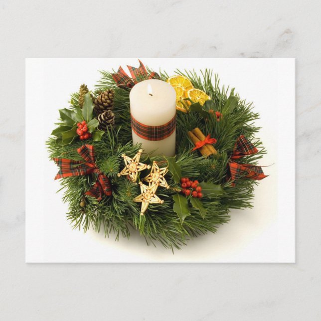 Advent Wreath Postcard (Front)
