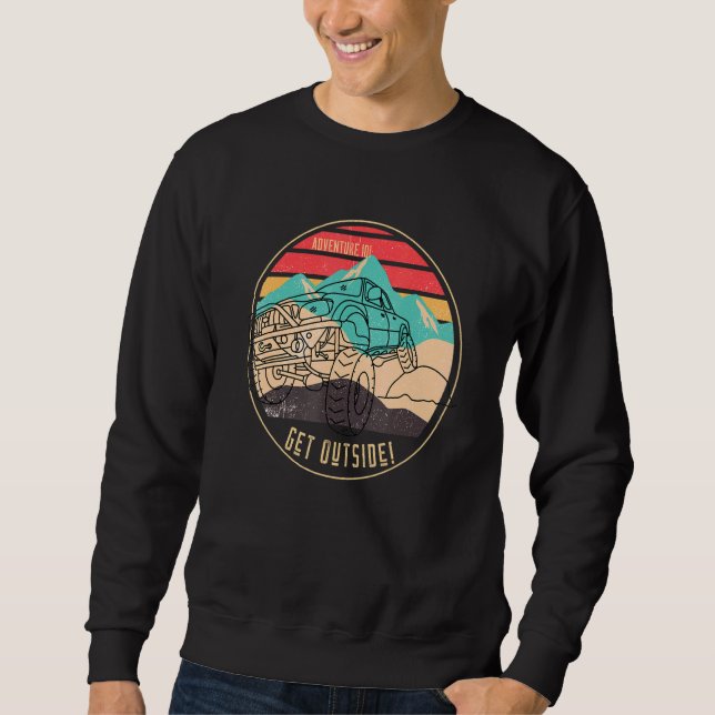 Adventure 101 Tacoma Into The Great Outdoors Overl Sweatshirt (Front)