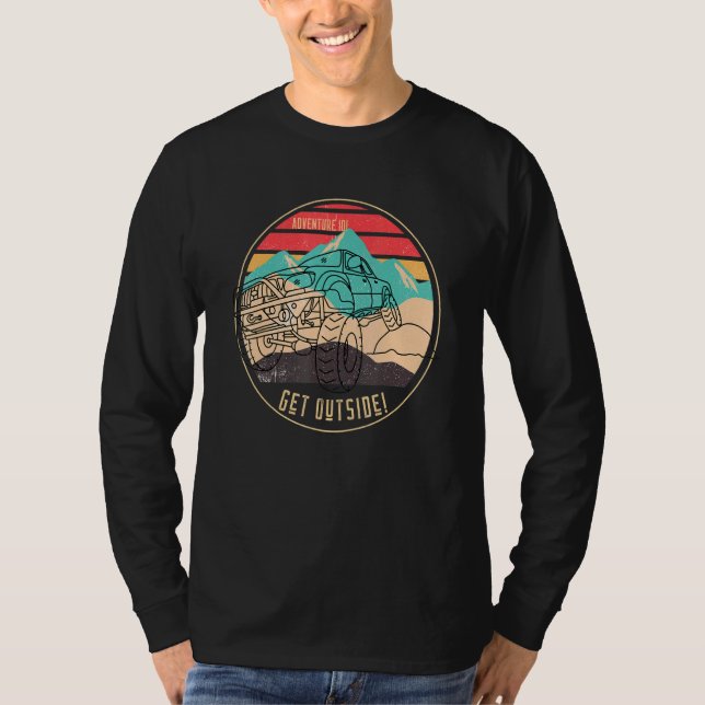 Adventure 101 Tacoma Into The Great Outdoors Overl T-Shirt (Front)