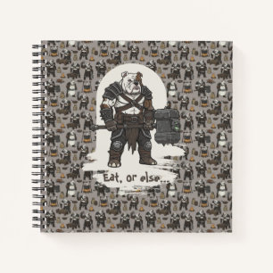adventure American Bulldog gladiator dog T-Shirt Notebook