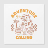 Adventure Are Calling– Vintage Cat