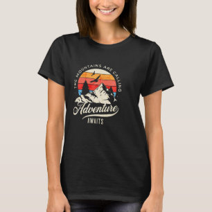 Adventure Await  Wilderness Camping T-Shirt
