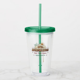 Adventure Awaits Acrylic Tumbler
