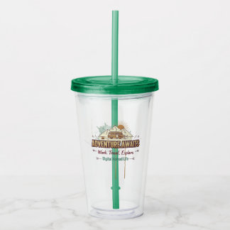 Adventure Awaits Acrylic Tumbler