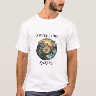 Adventure Awaits Adventure Design T-Shirt