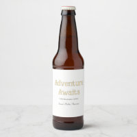 Adventure awaits baby shower add name date pastel