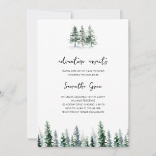 Adventure Awaits Baby Shower Invitation