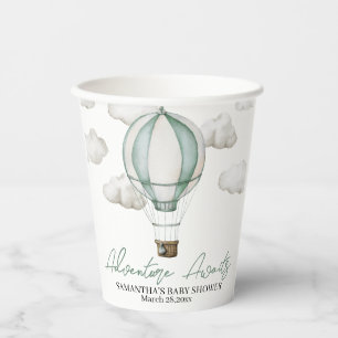 Adventure Awaits Baby Shower Paper cup