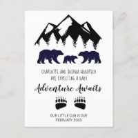 Adventure Awaits Bears Pregnancy Announcement Pos