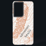 Adventure Awaits - Brownell Phone Case<br><div class="desc">A contour-only orienteering map of the old coal mines near Brownell Reservoir.</div>