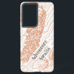 Adventure Awaits - Brownell Phone Case<br><div class="desc">A contour-only orienteering map of the old coal mines near Brownell Reservoir.</div>