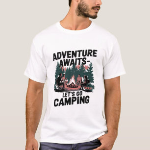 Adventure Awaits Camping T-Shirt