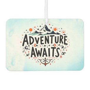 Adventure Awaits Car Air Freshener