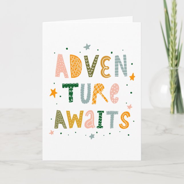 Adventure Awaits Card (Front)
