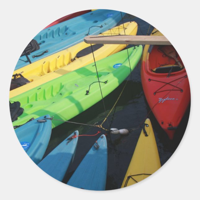 Adventure Awaits! Classic Round Sticker (Front)