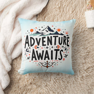 Adventure Awaits Cushion