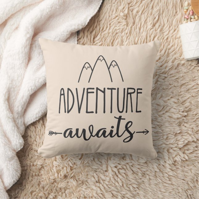 Adventure Awaits Cushion (Blanket)