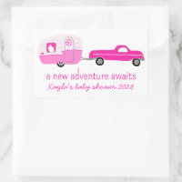 Adventure Awaits Cute Truck & Trailer BABY SHOWER