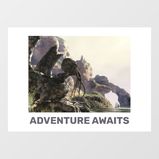 Adventure Awaits. Fantasy landscape (Sheet)