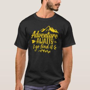Adventure Awaits Go Find It Women's Graphic Tees M