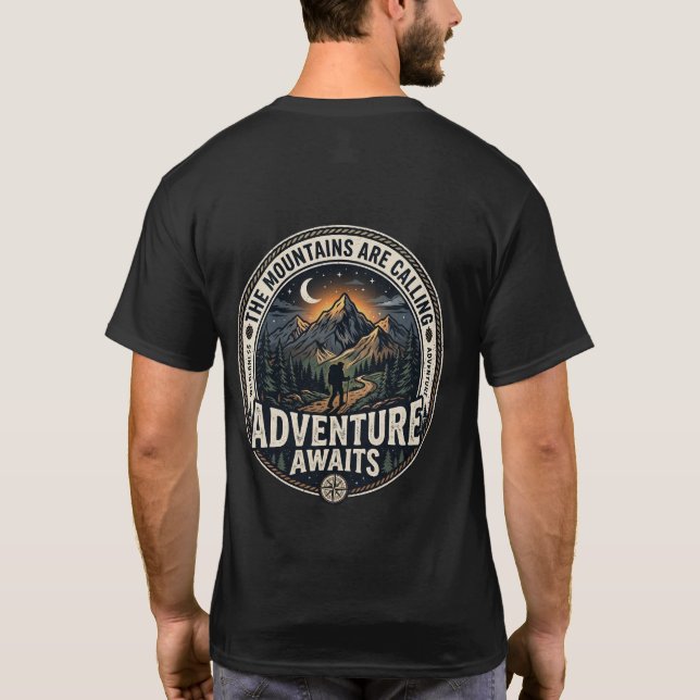 Adventure Awaits Hiking Shirt (Back)