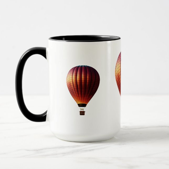 Adventure Awaits - Hot Air Balloon Combo Mug (Left)
