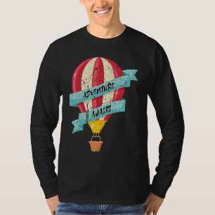 Adventure Awaits Hot Air Balloon Festival Ballooni T-Shirt