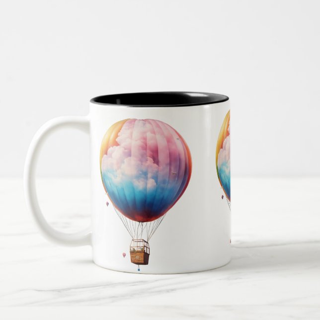 Adventure Awaits - Hot Air Balloon Mug (Left)