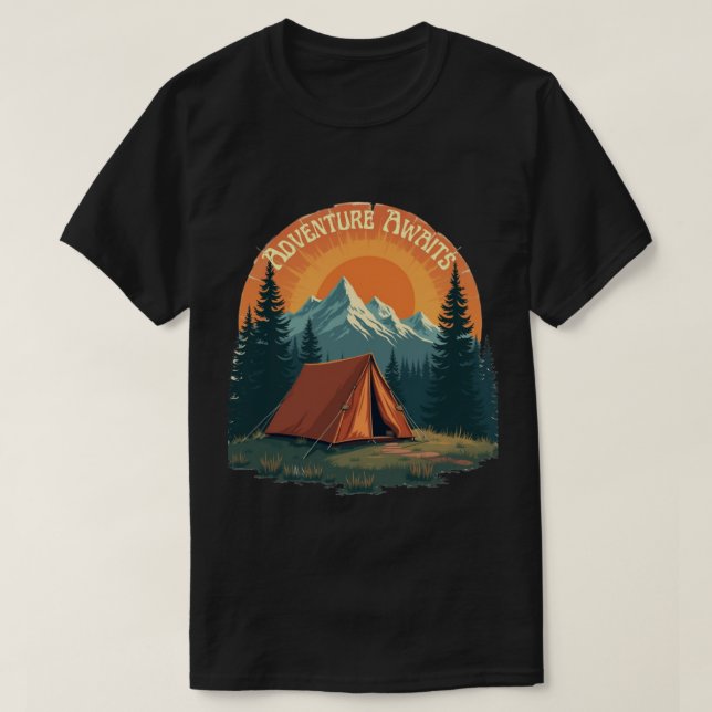 Adventure Awaits - Into the Wild T-Shirt (Design Front)