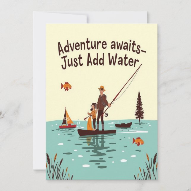 Adventure Awaits Invitation (Front)