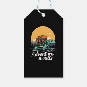 Adventure Awaits is Hiking Adventures is Outdoor A Gift Tags