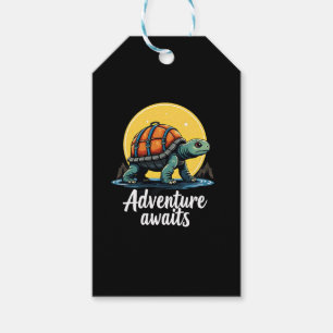 Adventure Awaits is Hiking Adventures is Outdoor A Gift Tags