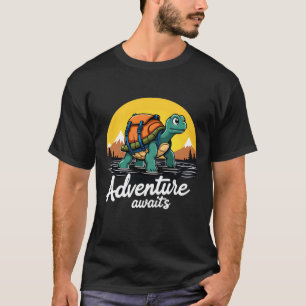 Adventure Awaits is Hiking Adventures is Outdoor A T-Shirt