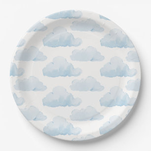Adventure Awaits Little Explorer Baby Boy Shower Paper Plate