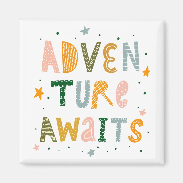 Adventure Awaits Magnet (Front)