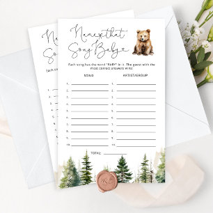 Adventure awaits Name that song baby shower game