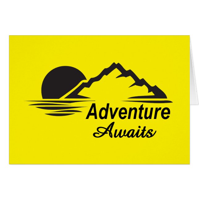 Adventure Awaits Nature Great Outdoors (Front Horizontal)