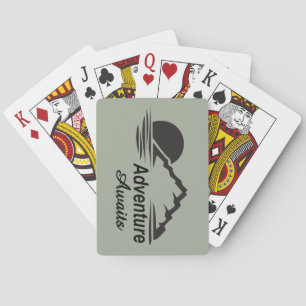 Adventure Awaits Nature Great Outdoors Playing Cards