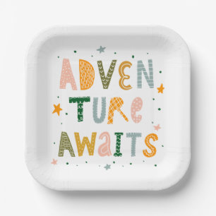 Adventure Awaits Paper Plate