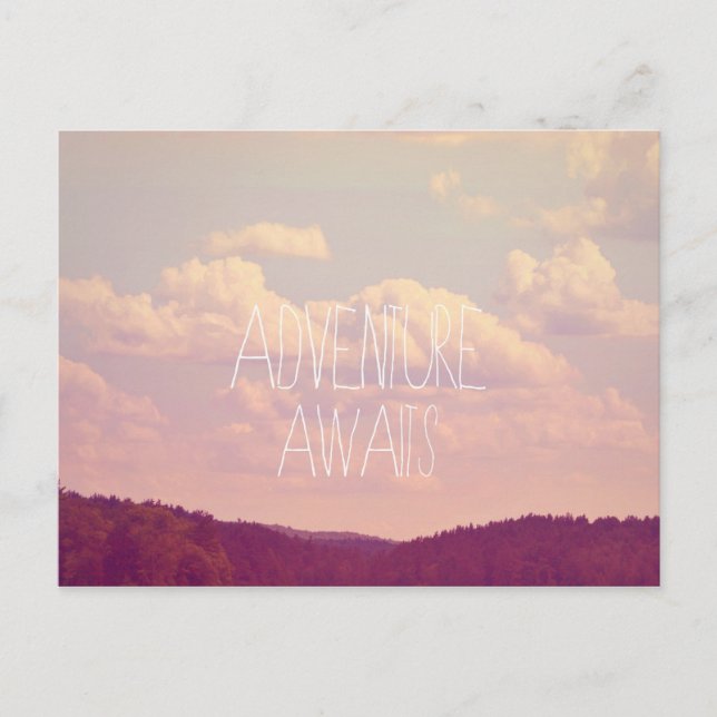 Adventure Awaits Postcard (Front)