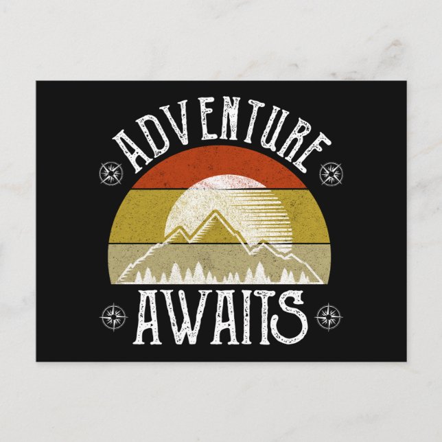 Adventure Awaits Postcard (Front)