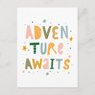 Adventure Awaits Postcard