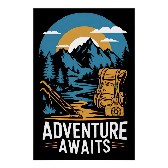 Adventure awaits poster (Front)