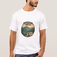 Adventure Awaits Retro National Park Poster Design
