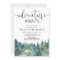 Adventure awaits rustic mountains baby shower